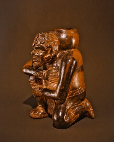 Vaso effigie, Cultura Tolteca da Pre Columbian Pre Columbian